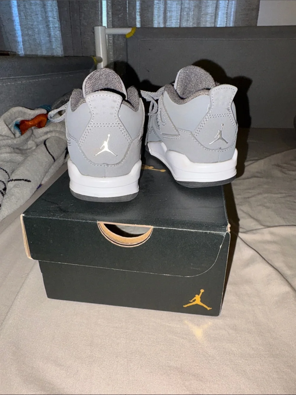 Jordan Kids' Grey Jumpman Sneakers